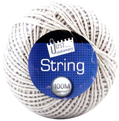Tallon Just Stationery 100m String Ball - White, 5160/48