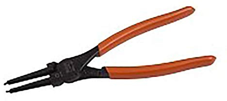 Bahco 2800-150 Internal Circlip Pliers with Straight Jaws, Multi-Colour, 150 mm