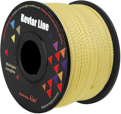 emma kites 30Meter 2000lb Geflochtene Kevlar Schnur Netzkabel Für Drachen-Zaumzeug Angeln Camping Verpackung Kreative Projekte