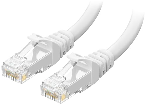 Cable Matters 10Gbps Snagless Cat 6 Ethernet Cable, 15m, White