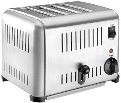 Lacor - 69294 - Tostadora Buffet Inox 4 Ranuras 2240w- Gris
