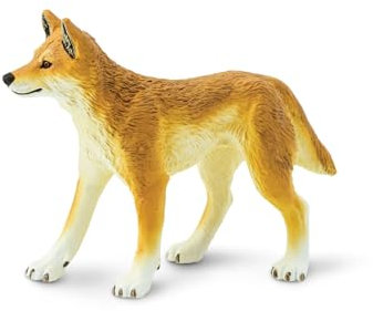 Safari Ltd. Dingo Figurine - Lebensechte 4 Modellfigur - Pädagogisches Spielzeug für Jungen, Mädchen und Kinder ab 3 Jahren, Weiß