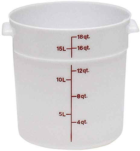 Cambro RFS18148 Storage Container, Round, 18-Quart by Cambro