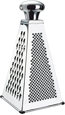 Küchenprofi Reibe-1004452800 Silber One Size | Edelstahl-Reibe, Kronenreibe, Gurkenhobel, vielseitig für Gemüse, Käse und Obst, spülmaschinenfest, langlebig