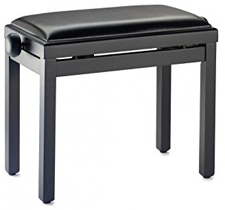 Stagg PB39 BKM SBK Klavierbank schwarz matt