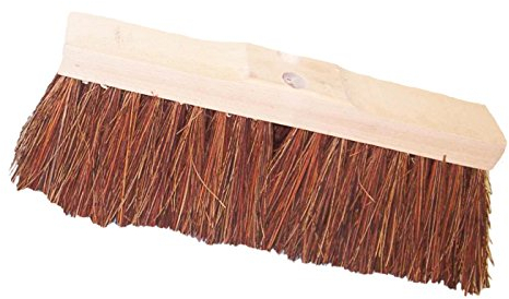 Piassava-Besen 400 mm, 6 x 20 reihig, ohne Stiel