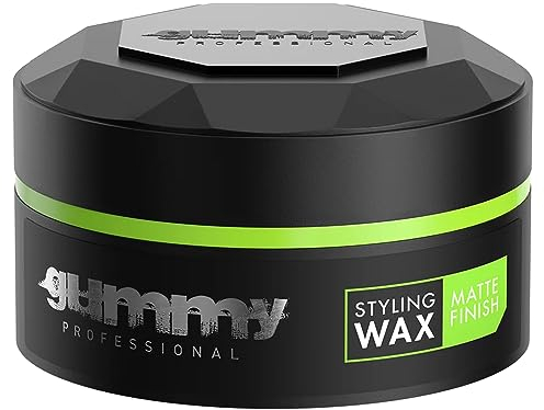 Gummy Matte Finish | Cera para Peinar | Cera de Acabado Mate | Cera con Acabado Mate | Cera Mate | para Profesionales | Cera para el Cabello Dura y Mate 150ml (1 Pieza)