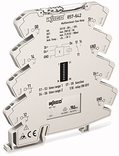 Wago 857-642 8P Grigio morsettiera