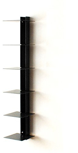 Haseform Bücherturm 90 cm (für 1 m Bücher) anthrazit Bücherregal Wandregal