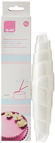 IBILI, Manga desechable en Rollo, 10 uds, 40 cm