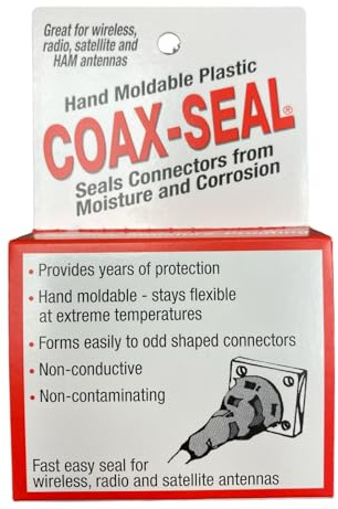 Tape for Fittings Hand Moldable Plastic 60 Long Single Roll Fittings 1/2 Wide 3/32 Inch Thick Sealant Tape Universal Waterproof Non-Conducting Roll Wire Wrap, Weather Tight Sealing Cable