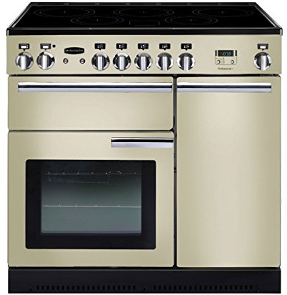 Rangemaster Professional Plus PROP90EICR/C 90cm wide Electric Range Cooker with Induction Hob - Cream - A/A Rated