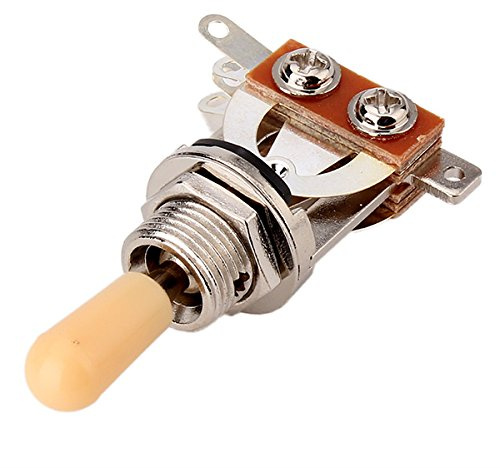 Chrome 3 Way Short Straight Guitar Toggle Switch Pickup Selector for Gibson Epiphone Les Paul Electric Guitar