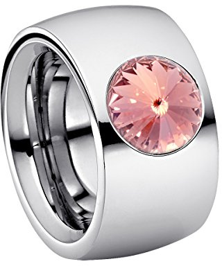 Heideman Ring Damen Coma Silber Edelstahl mit Zirkonia weiß Gr.50-65 | Coma Cocktailring Silber, Edelstahl, großer Zirkonia-Kristall, eleganter Damenring, hautfreundlich & nickelfrei, Geschenkidee