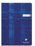 Clairefontaine 3548C Vokabelheft (DIN A5, 14,8 x 21 cm, liniert mit Mittelstrich, 48 Blatt) 1 Stück farbig sortiert