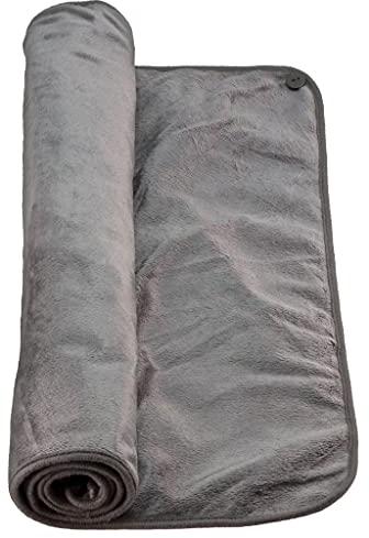 Lifemax Heated Lap Blanket with Far Infrared Therapy - Ultra Soft Electric Blanket, Adjustable Heat Settings, Circulation Boosting, Fast Heating, Perfect for Relief from Painful Neck, Lumbar & Back