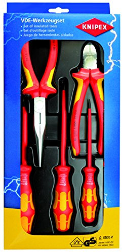 5 Pc 1000V Insulated Set 2 Pliers, 3 WERA Screwdrivers