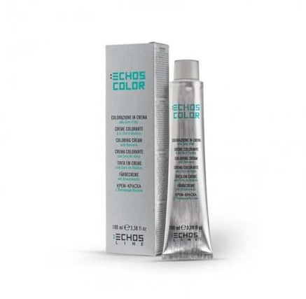 Echosline Echos Color Crema Colorante Professionale – Tinta Capelli Biondo Scuro Rame Profondo (6.40) - 100 ml