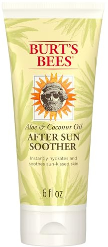 Burt's Bees After Sun Lotion with Hydrating Aloe Vera & Coconut Oil - Summer Essentials, Sunburn Relief, Natural After Sun Soother, 6 oz
