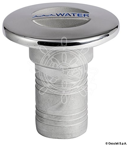 Osculati Water Einfüllstutzen AISI316 Mikrofus.hochgl. 38mm