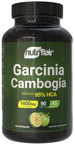 NutriFlair Garcinia Cambogia 95% HCA, 90 Capsules