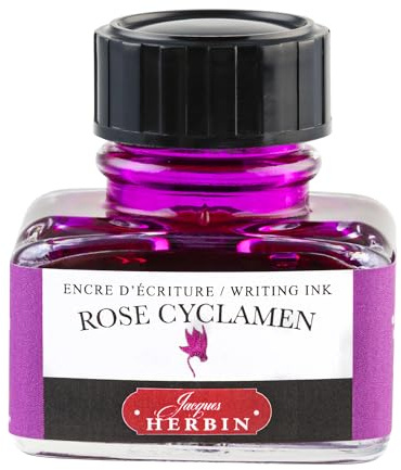 J.Herbin 13066T Tinte für Füller, 30 ml, zyklamrot