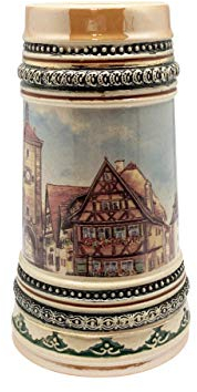 E.H.G. Bierkrug Rothenburg Dorfszene | .475 Liter