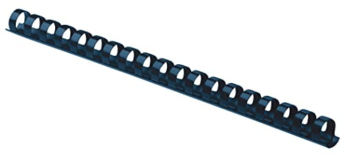 Fellowes 52501, Plastic Combs - Round Back, 1/2, 100 pack, Navy