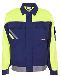Planam bundjacka Visline V1, storlek 50, marin/gul/zink, 2413050
