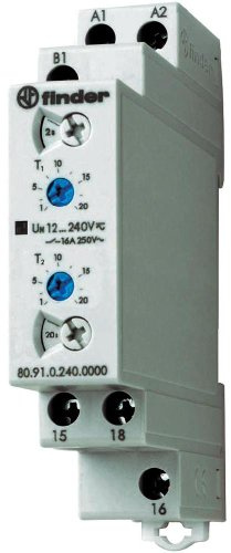 Finder serie 80 - Timer intermedio asimmetrico ondulato 240ac/DC