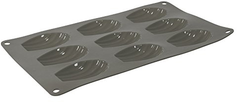 Crealys Stampo per Madeleine in Silicone Candy, Grigio