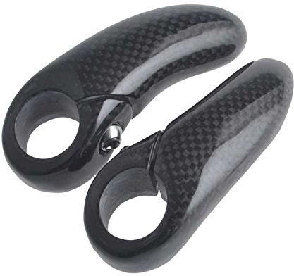Mixi Ultraleichte wirklich Ergonomische Carbon Faser MTB Fahrrad Lenker Bar End