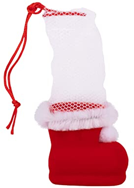 Idena 8550024 - Botte de Saint-Nicolas, rouge, Saint-Nicolas, à remplir, cadeau, emballage, Noël