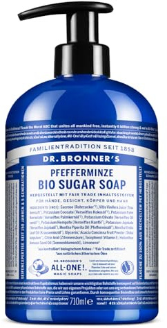 Dr. Bronner's Naturseife - Flüssigseife - Pfefferminze - 710 ml