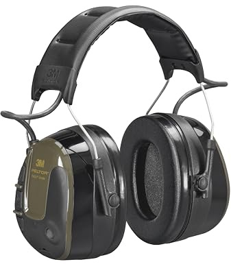 3M PELTOR ProTac Orejeras para tiradores, 32 dB, verdes, diadema, MT13H223A