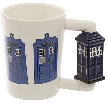Puckator Tasse mit Keramikgriff, für heiße Getränke, dekorative Geschenkbox, für Zuhause, Küche, Höhe 10,5 cm, Breite 13 cm, Tiefe 8 cm