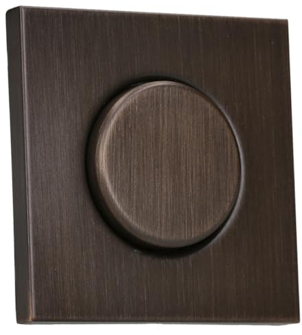 Jung ME1940AT - Mittelplatte Dimmer Drehknopf Messing antik