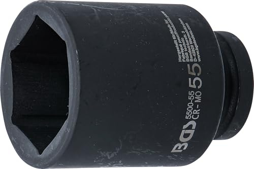 BGS 5500-55 | Impact Socket Hexagon, deep | 25 mm (1) Drive | 55 mm