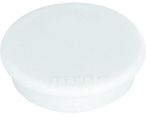 30 FRANKEN Magnete Haftmagnet 24mm weiß