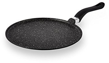 Barazzoni Le Cotture Speciali Piastra Cuocitutto, Alluminio Pressofuso, Nero, 28 cm