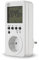 REV Zeitschaltuhr - Digitale Timer-Steckdose für innen, mit Zufallsfunktion, 16 Zeiten/Tag, weiß