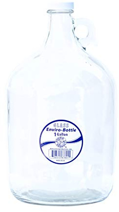 New Wave Enviro Products Glass Bottle, Clear, 1-Gallon
