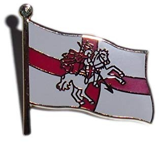 England enamel pin badge England flag with StGeorge ideal for St George's day