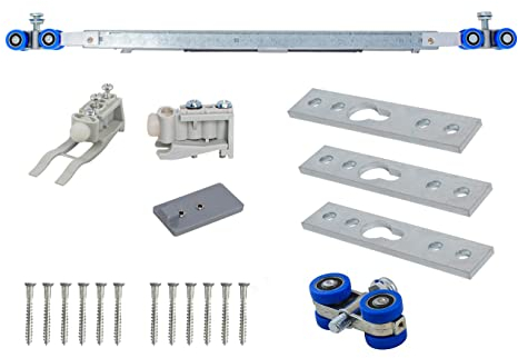 inova Einzugs-Dämpfer Soft-Close 80 kg Traglast Soft-Close Einzug für Holz-Schiebetür zum Nachrüsten Tür-Dämpfer Einzug