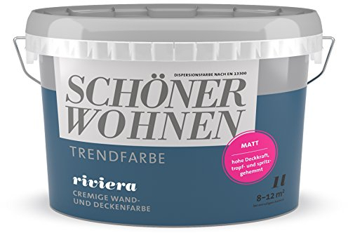 Schöner Wohnen 2,5L Trend Wandfarbe matt Riviera