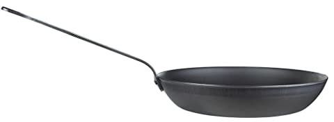 Riess, Padella in Ferro 20 cm, Diametro 20 cm, Altezza 3,7 cm, Ferro Metallizzato