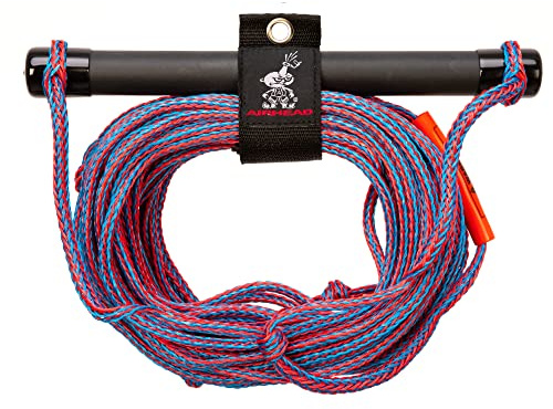 Airhead Water Ski Rope with Rubber Handle, 1 Section, 75-Feet