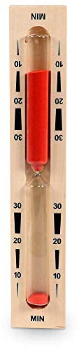 Eliga für Biosauna/Infrarotsauna mit rotem Sand, 30 Minuten Sanduhr