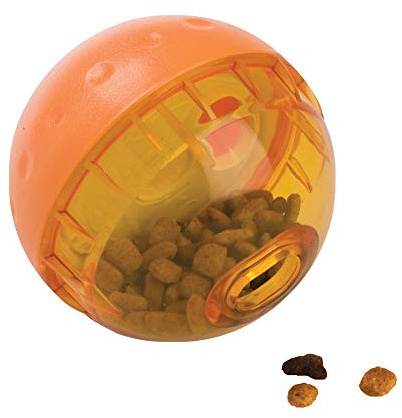 OurPet's IQ Treat Ball Interactive Food Dispensing Dog Toy , Assorted Colors