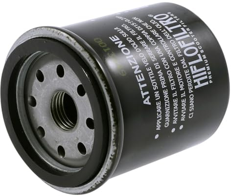 HIFLOFILTRO Ölfilter HF183 kompatibel mit Vespa GTS 300 ie Super Sport | HF183; Ref. Piaggio 483727, 82365R; kompatibel mit Vespa ET4 125 Leader, GT 200 L Granturismo, Piaggio TPH 125 4T, Gilera VXR